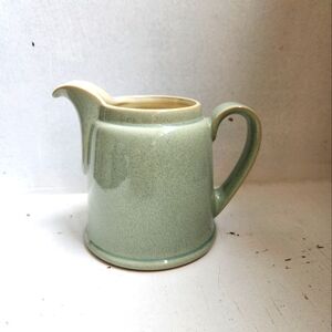 Denby Energy Creamer Green Celadon Outside Ivory Inside